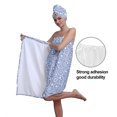 thumbnail image 5 of Colevkie Women 2 Pieces Bath Wrap Set Bath Skirt & Shower Cap Absorbent Soft Quick Drying Adjustable for Bathroom Sauna Beach Hotel Printed Cute Florals Pattern, 5 of 8