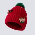 thumbnail image 4 of Xuety Santa Hats Knitted Christmas Hats Elf Decor Hat Funny Christmas Hats for Adults Christmas Party Gift, 4 of 7