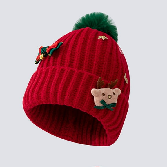 Wancir Festival Christmas Theme Hat Festival Props Hat with Santa Holiday Celebrations Hat Party Accessories Headwear