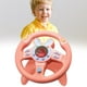 thumbnail image 1 of Juguetes de volante, kilómetro digital de educación temprana para y niñas de vibración simulada Controlador de conducción de juguete , Ronda rosa Hugo Volante simulado, 1 of 8
