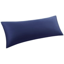 Unique Bargains Cotton Body Pillowcase Breathable Envelope Navy Blue 20"x48"