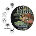 thumbnail image 4 of Logiee bass water fishing Print Spare Tire Cover, Universal Wheel Protectors,Waterproof Dust-Proof UV Sun Wheel Tire Cover,Fit for SUV, RV, Travel Trailer, Truck-17 inch, 4 of 6