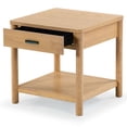 thumbnail image 3 of Safavieh Jaylessa Solid Wood 1 Drawer End Table in Natural, 3 of 13