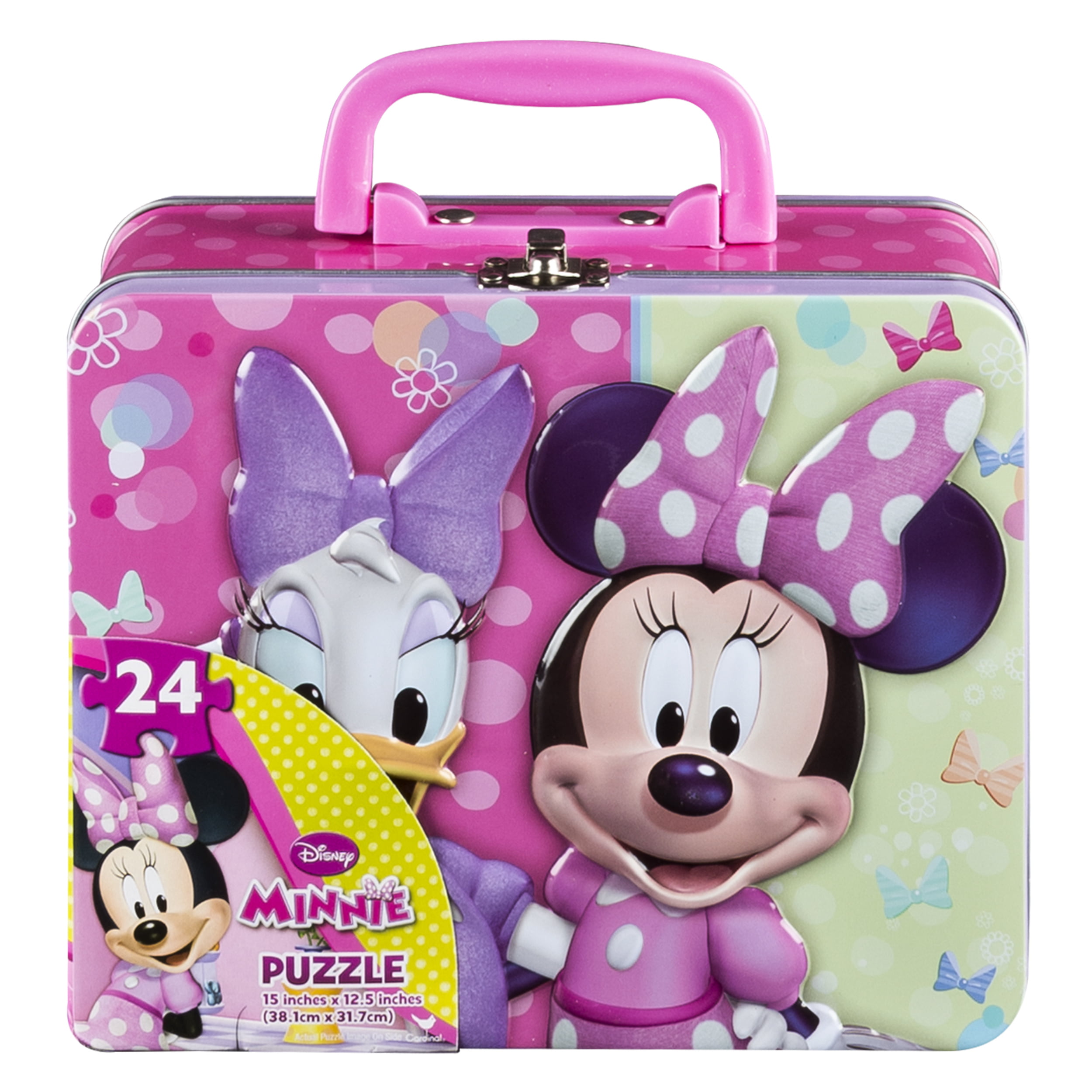 Disney Junior Minnie Mouse 24 Piece Puzzle in Tin Box with