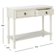 thumbnail image 5 of SAFAVIEH Haines Modern 2 Drawer Console Table, White, 5 of 7