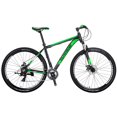 thumbnail image 1 of Eurobike X9 29 in Mountain Bike 21 Speed Bicycle with Disc Brakes for Men Lightweight Aluminum Frame Green, 1 of 7