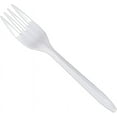 thumbnail image 3 of VeZee Disposable Durable Medium-Weight Plastic White | Pack of 400 Forks, Heavy Duty Plastic Utensils for all occasion & Parties, 800 Count, 3 of 6
