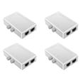 thumbnail image 1 of 4X Commutateur de Réseau RJ45, Commutateur de Boîte de Réseau LAN Ethernet à 2 Ports, Répartiteur RJ45, Double Port à 2 Voies, Commutateur de Partage Manuel, 1 of 8