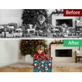 thumbnail image 5 of MYFLOCY Large Christmas Empty Gift Baskets Family Hamper Women Storage Bin Holiday Decor (Snowman Santa Claus), 5 of 7