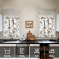 thumbnail image 2 of Vintage Cute Puppy Tier Kitchen Curtains for Bathroom Living Rod Pocket Window Drapes 28"x36" 2 Panels Window Treatment Tiers, 2 of 3