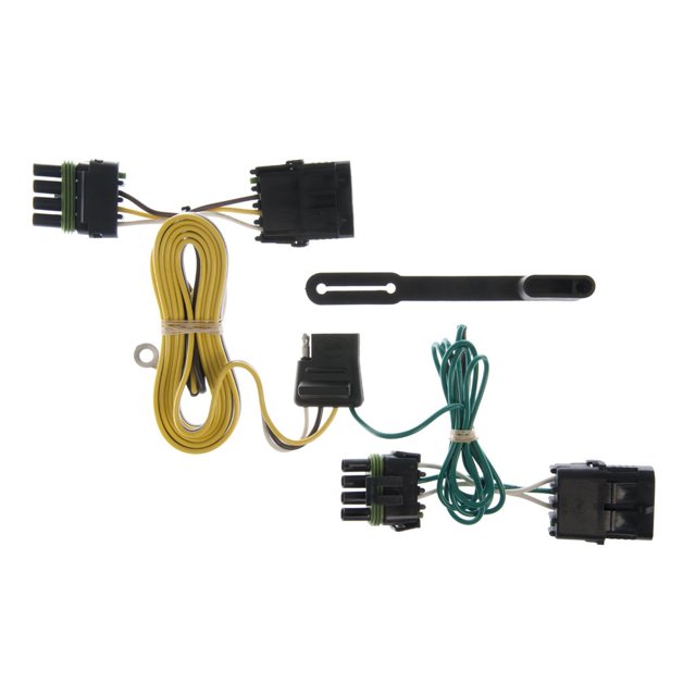 Curt Hitch 55356 Trailer Wiring Connector T Connector; With 4-Way Flat Trailer Connector