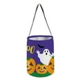 thumbnail image 1 of Luminous Halloween Pumpkin Candy Bag Kids Handheld 3D Trick or with String Party Decorations, 1 of 6