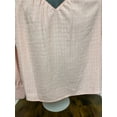 thumbnail image 2 of Calvin Klein Womens Solid Knit Blouse, Pink, Large, 2 of 5