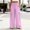 Pink wide leg pants for women a1, variant on Cagogo Women Wide Leg Elastic Waist Pants Casual Loose Flowy Long Trousers with Pockets for Summer Vacation Beach Lounge Wear, Black 2XL