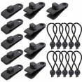thumbnail image 1 of Mosiee Outdoor Tent Ceiling Clamp Fixed Nylon Reinforced Clamp Elastic Ball Set, 1 of 9
