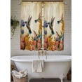 thumbnail image 4 of Vintage Hummingbirds Living Room Curtains 2 Panel, Spring Farmhouse Country Flowers Cafe Window Treatment, Extra Long Farmhouse Bedroom Bathroom Kitchen Curtains Drapes 104"x72", 4 of 6