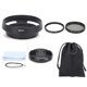 thumbnail image 1 of 6 in 1 Camera UV CPL Lens Filter Kit Lens Cap Flower Lens Hood with Bag for Camera Lens49mm, 1 of 4