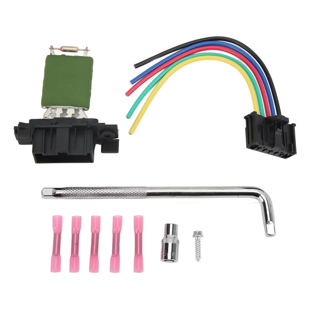 Resistencia del ventilador del Motor del calentador 13248240 con kit de herramientas de arnés de repuesto para Opel Adam Corsa D