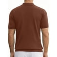 thumbnail image 4 of GENTS BLISS V Neck Men Polo Shirts Short Sleeve Knit T shirts for Men Casual Stretch Men Shirts, 4 of 7
