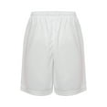 thumbnail image 2 of Yruioon Kids Boys Girls Solid Color Athletic Shorts Quick Drying Running Basketball Gym Shorts White 22, 2 of 7