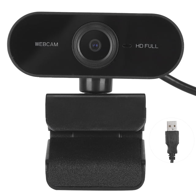 Mini cámara web 2K con enfoque automático y micrófono incorporado para videollamadas para computadora PC