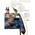 thumbnail image 2 of Beach Reef Table Cloth, Waterproof Tablecloth for Rectangle Tables, Beach Sunset Ocean Waves Natural Scenery Reusable Washable Fabric Table Cover for Restaurant Kitchen Dining Tables 60"x120", 2 of 9