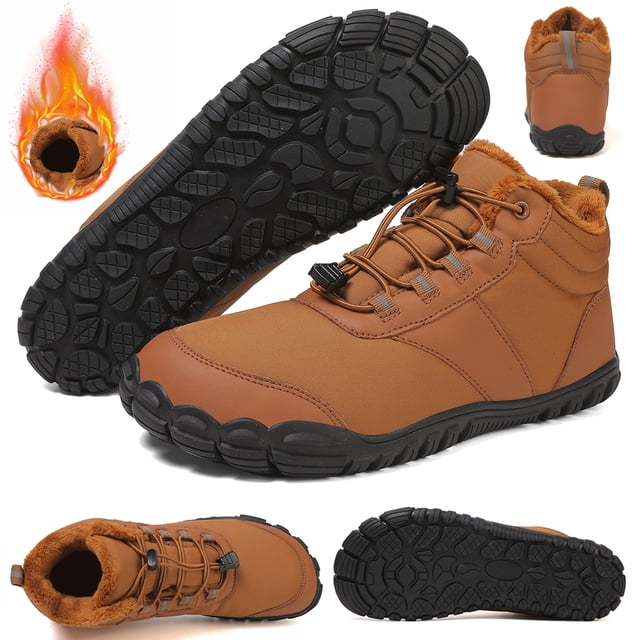 Zapatos Nieve para Tobillo Botas Invierno Antideslizantes Cómodas Senderismo Al Aire Libre