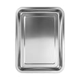 thumbnail image 2 of Baking Sheet for Toaster Oven, Cookie Sheet Pan – Small Stainless Tray, Dishwasher Safe Oven Pan, 2 of 5
