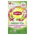 thumbnail image 3 of (2 pack) Lipton Superfruit Orange Passionfruit Jasmine Green Tea 20 Tea Bags 1.6 oz, 3 of 10