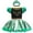 Black and green, variant on 3-18M Baby Girl Princess Dress Up Clothes Romper Dress + Headband Set Halloween Christmas Birthday Party