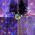 thumbnail image 5 of Solar Curtain Lights Fairy Lights 8 Modes Remote Control Waterproof Solar Garden Light Waterfall Fairy String Light Durability(Color 300 lights), 5 of 9