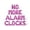 Pink, variant on Letter Balloons - NO MORE ALARM CLOCKS 16" Inch Alphabet Letters Foil Mylar Balloon Retirement Party Banner (Purple)