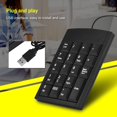 thumbnail image 3 of Clavier Numérique, Mini Clavier USB Portable 19 Touches pour Ordinateur Portable Facile à Transporter, 3 of 5