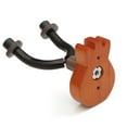 thumbnail image 3 of Shisuyan Guitar Wallmounted Rack for Storage Use Made of Iron Light Brown Suitable for All Instruments 7.8x11.6 Inches, 3 of 9
