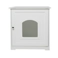 thumbnail image 1 of zoovilla Bac à Litière pour Chaton Intérieur Caché, Meuble d'Enceinte, Blanc, 1 of 6