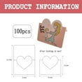 thumbnail image 2 of 100 Pcs Mother's Day Greeting Cards Set, Foldable Heart-Shaped Cards Note Card for Mother's Day Party, 2 of 5