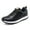 Black, variant on SKIUHS Men's Golf Shoes Fixed Nailless Sole Waterproof Lightweight No-Slip