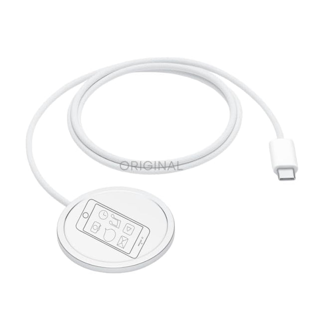 Cargador inalambrico para Iphone ORIGINAL, Carga Rapida (Certificado MFI) Compatible con Iphone 8 al 17, OEM (CARGADOR INALAMBRICO)