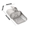 thumbnail image 2 of ZZAIXHL Integrated Cat Litter Scooper with 1pc Waste Bags Set Large Capacity Portable Detachable Waste Bin Cat Poop Shovel Cat Poop Scooper, 2 of 6