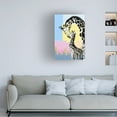 thumbnail image 2 of Canvas Wall Art - Meleshnie Govender 'Mama Giraffe And Baby' Wall Art for Living Room, Bedroom, or Office D?cor by Trademark Fine Art - 12 x 19 Inches, 2 of 4