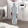thumbnail image 3 of 27" Tall Crushed Diamond Floor Vase, Silver Large Vases for Decor Living Room, Crystal Mirrored Home Decor Vases for Dried Flower, 3 of 7