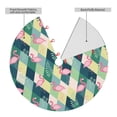 thumbnail image 2 of Picia Flamingo Print Christmas Tree Skirt , Christmas Tree Skirt Ornaments for Merry Christmas Holiday Party Decorations Indoor Outdoor-36", 2 of 7