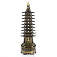 thumbnail image 1 of 7.1 Inch Tower Model, Tower Desktop Decor, Alloy Vintage For Bedroom Home, 1 of 8