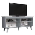 thumbnail image 2 of Mueble Mesa Para Tv Rack Madesa 4 Espacios Hasta 65 Gris 03, 2 of 10