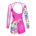 MSemis Kids Girls Gymnastics Leotards Long Sleeve Dance Biketards
