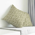 thumbnail image 3 of Green Floral Pillow Covers 20x20 Inch Decorative Throw Pillow Cover, Vintage Rustic Botanical Spring Sofa Pillowcases Accent Cushion Case Home Decor Bedroom Living Room, 3 of 6