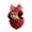 Red, variant on Forest Animal Acorn Ornaments, Cozy Forest Woodland Creature Acrylic Hanging Ornaments for Christmas Tree, Pine Cone Animal Decor, Squirrel Christmas Ornaments, Home Party Décor