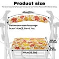 thumbnail image 6 of Jiueut Thanksgiving Rollator Walker Seat and BackRest RollBar Covers Set for Seniors 2 Piece Maple Leaf Universal Rollator Walker Seat and Backrest Covers Rollator Seat Cover, 6 of 7