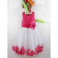 thumbnail image 4 of iEFiEL Girls Wedding Birthday Party Flower Dress Bowknot Tulle Princess Dress, 4 of 6