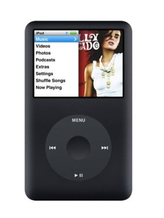 6th Generation iPod Classic 80GB Black, MP3 Audio/Video Player, Very Good Condition
